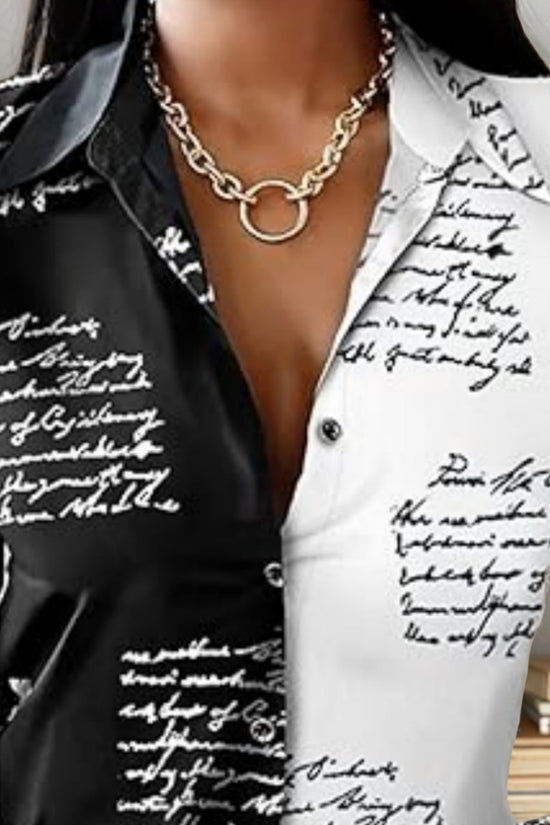 2025 New Women's Shirt Fashion Casual Colorful Long Sleeve Shirt Flower Printed Top Loose Neck Sexy T-shirt Fashion CJ US