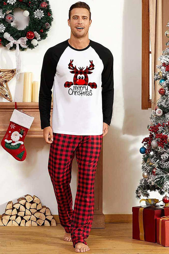 Family Christmas Pajamas Matching Sets Christmas Sleepwear Parent-Child Pjs Outfit For Christmas Holiday Xmas Party CJ