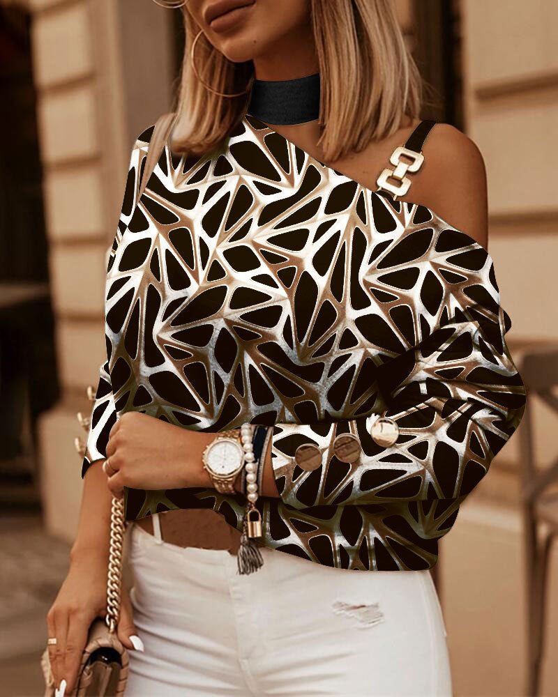 Women's Elegant Zip-Front Blouse 