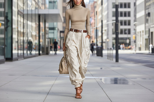 Niche Relaxed-fit Wide-leg Casual Trousers For Women 