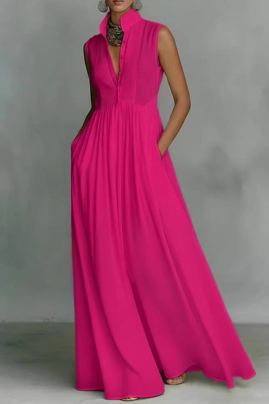 Long Vacation-style French-colored Dress 