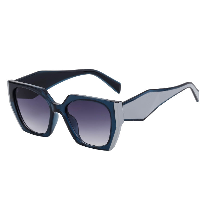 Fashion Cat Eye Wide Temple Sunglasses for Women, High-End  Full Frame Sun Glasses, Designer Style Eyewear 