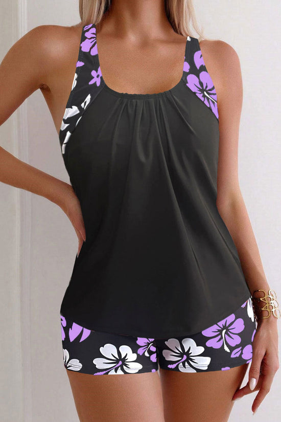 Women's Loose Halter Two-Piece Swimsuit 