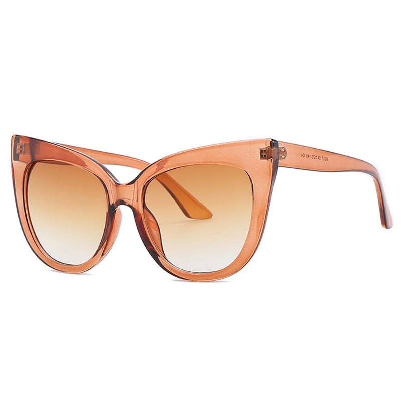 Star Style Luxury Sunglasses Women Oversized Cat Eye Sunglasses eprolo