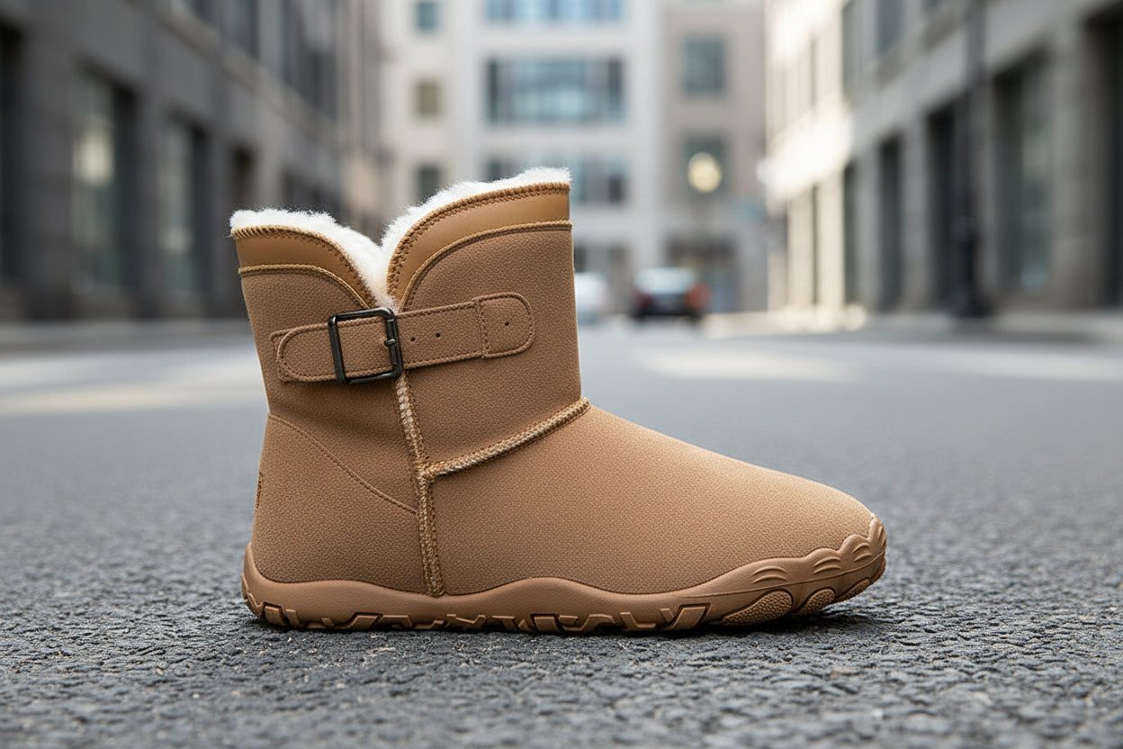 Unisex Warm Fleece-Lined Snow Boots – Anti-Slip Winter Boots for Men & Women - FitiqueFit