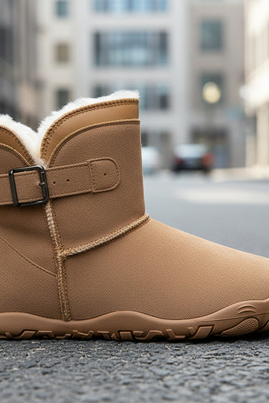 Unisex Warm Fleece-Lined Snow Boots – Anti-Slip Winter Boots for Men & Women - FitiqueFit