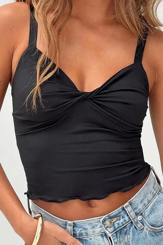 🎀 Women's Bow Camisole Backless Tank – Waist-Defining Elegance FitiqueFit