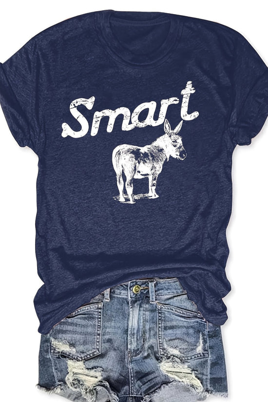 Women's Round Neck Short Sleeve T-Shirt - Casual Summer Top 