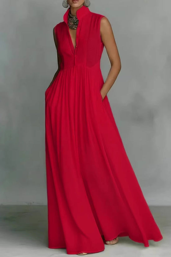 Long Vacation-style French-colored Dress 