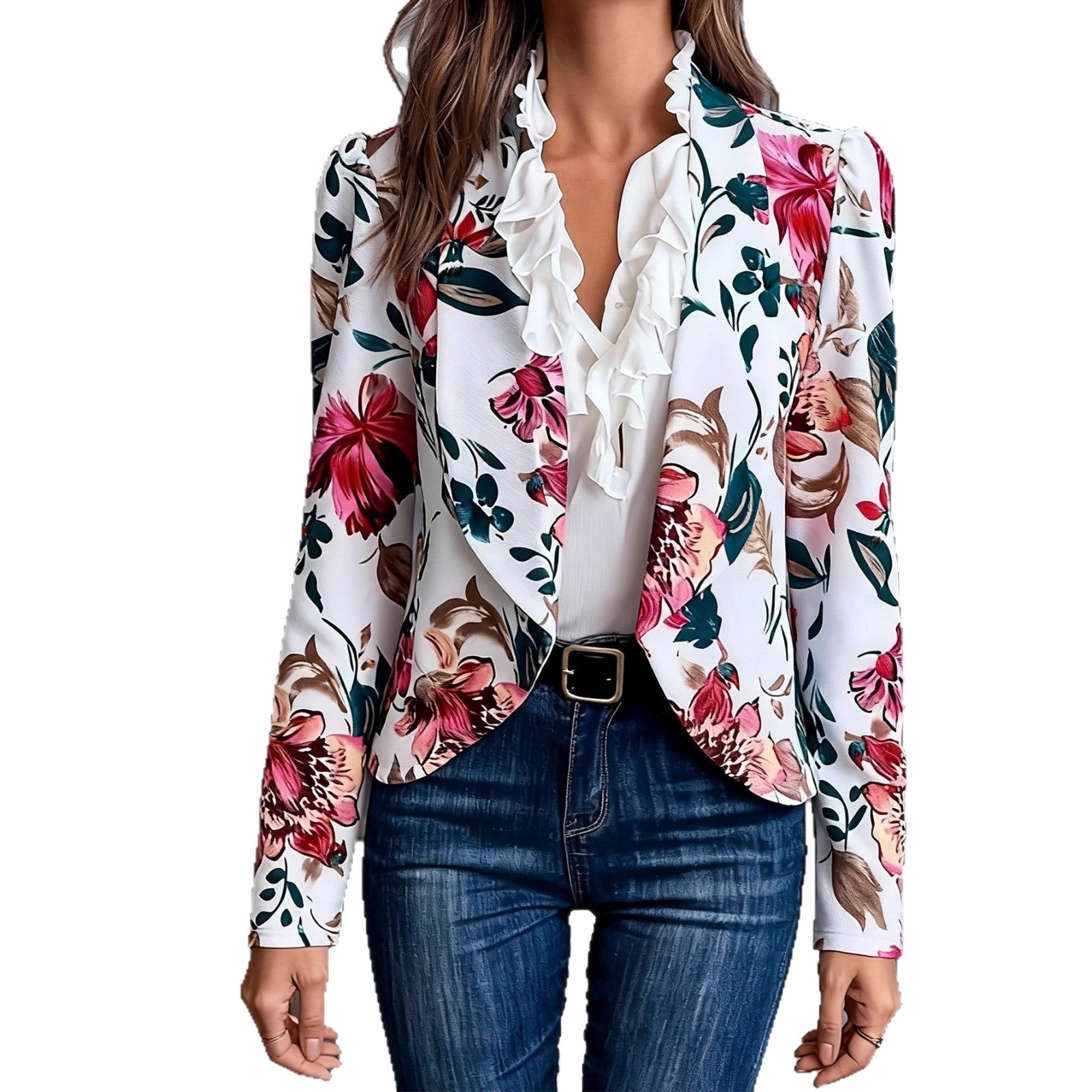 Women's Commuter Fashion Casual All-Match Jacket Top 