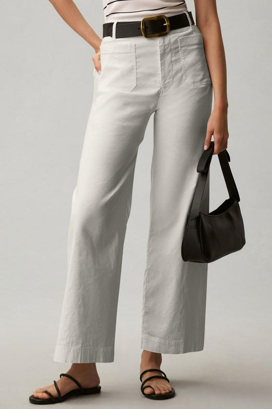 Plus-size High-waisted Slimming Solid-color Suit Pants 
