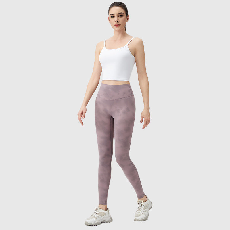 Women's Printed Nude Feel Yoga Trousers - FitiqueFit