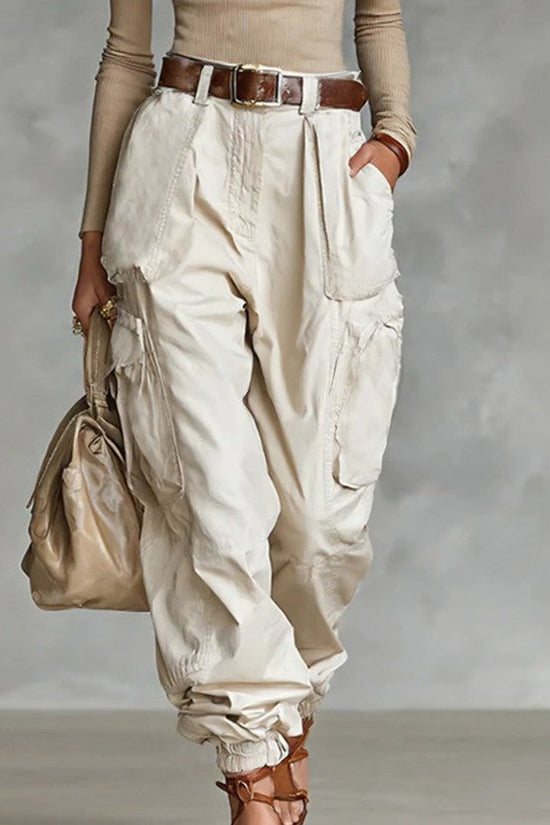 Niche Relaxed-fit Wide-leg Casual Trousers For Women 