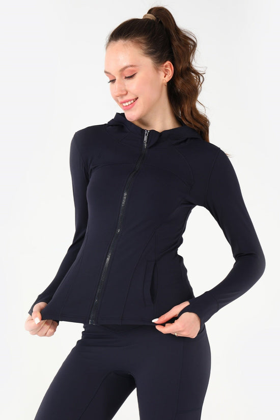 🖤 Women's Lightweight Hooded Yoga Jacket FitiqueFit