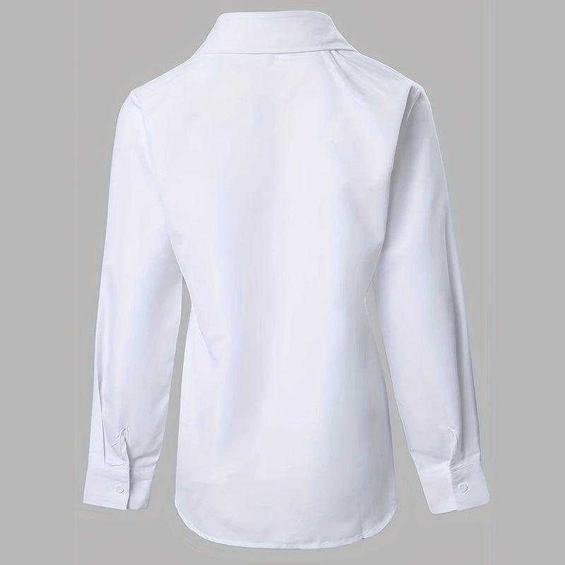 Women's Contrast Lace Long Sleeve Tops Button Down Shirts Dressy Casual Blouses Fall Fashion Clothes CJ US