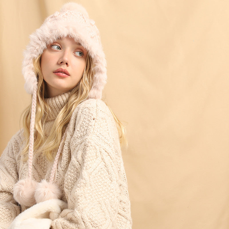 Women’s Fashion Winter Wool Hat – Warm Classic Cold-Weather Beanie - FitiqueFit