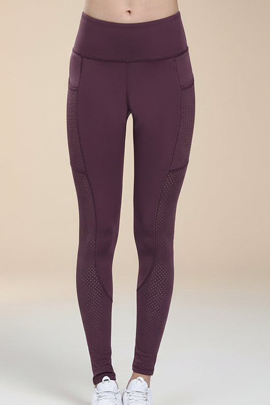 Seamless Tummy-Control Nude-Feel Running Yoga Fitness Pants 