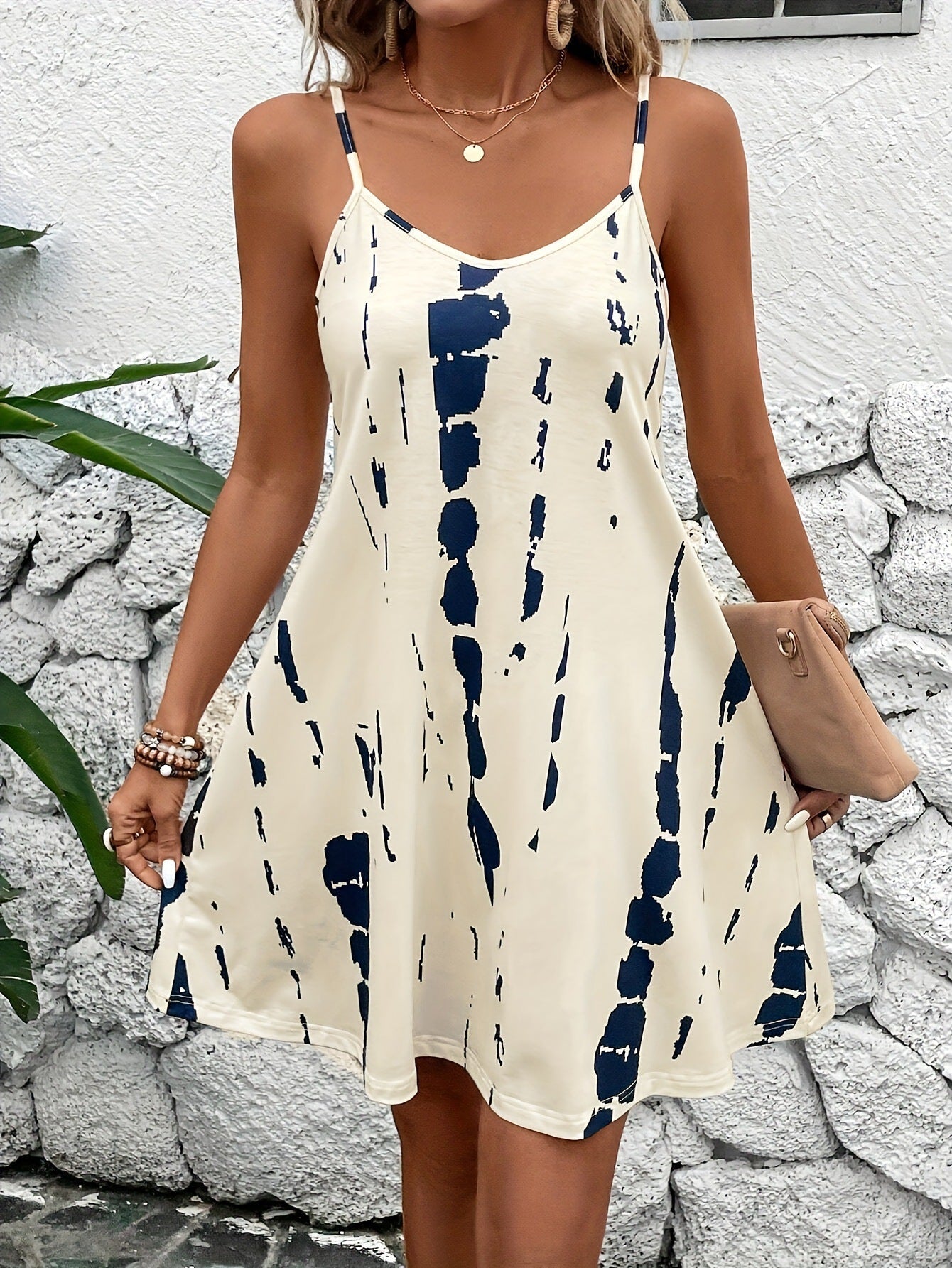 Summer European-style Halter Dress 