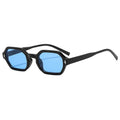  Bright Black Frame Blue Lens