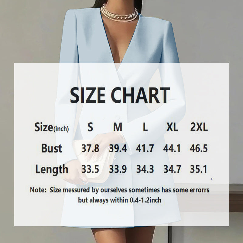 Women's Solid Color Deep V-Neck Dress Button Front A-Line Midi Dress For Formal Occasions CJ US
