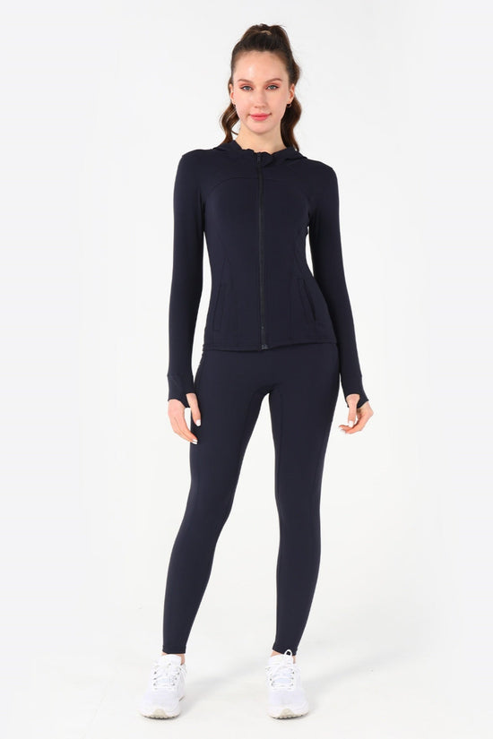 🖤 Women's Lightweight Hooded Yoga Jacket FitiqueFit