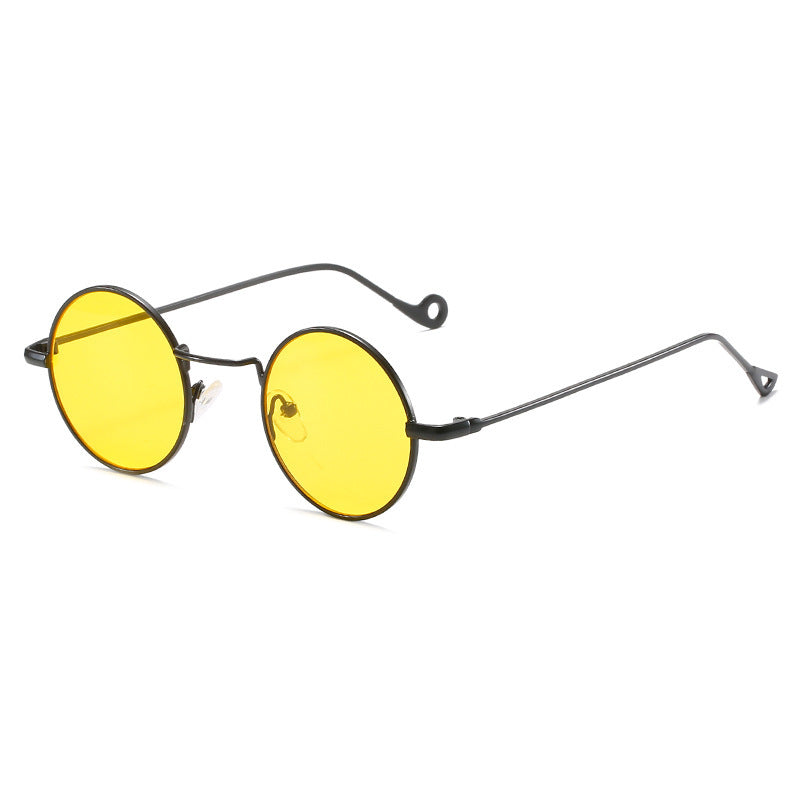 Steampunk Sunglasses – Retro Round Gothic Shades CJ