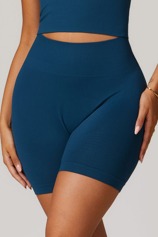 Tight high waisted yoga shorts 