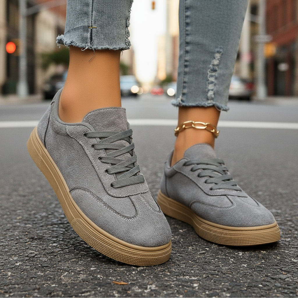 Round Toe Elegant Student Casual Lace Up Shoes CJ