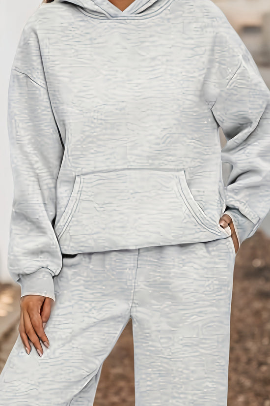Women’s Plus Size Lounge Set – Oversized Hoodie & Baggy Sweatpants with Pockets CJ US