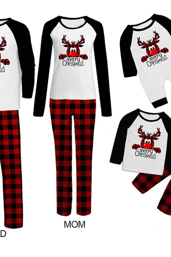 Family Christmas Pajamas Matching Sets Christmas Sleepwear Parent-Child Pjs Outfit For Christmas Holiday Xmas Party CJ