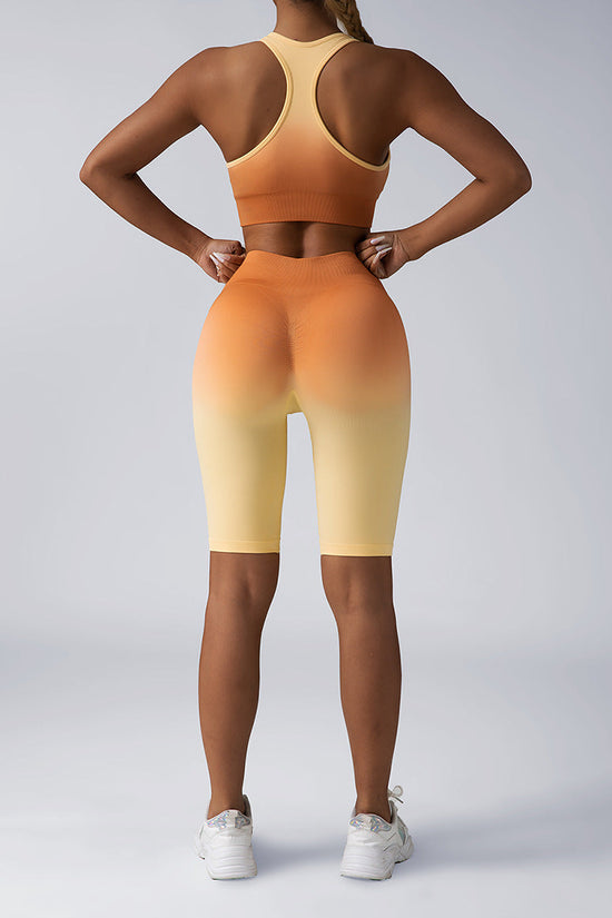 Seamless Women's Activewear Sets – 2-Piece Crop Top & High Waist Shorts/Leggings FitiqueFit