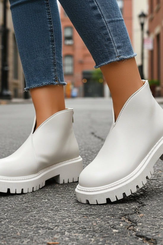 Arrival Women's Plus-size Chunky-heeled High-heeled Ankle Boots 