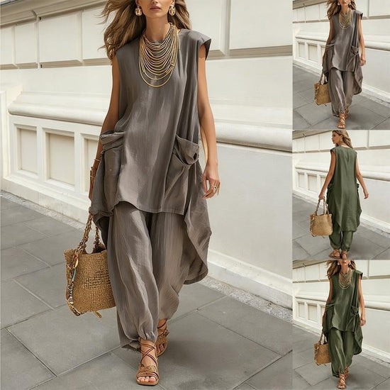 Comfortable Chic Casual Resort-Style Womens Set 