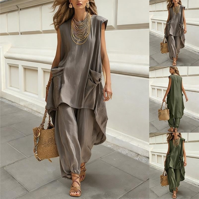 Comfortable Chic Casual Resort-Style Womens Set 