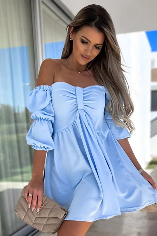 Strapless Off Shoulder Mini Short Dresses for Women CJ