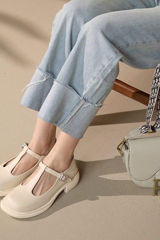 Women’s Shallow-Mouth Mary Jane Shoes CJ