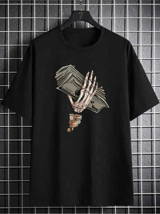 Men's Printed Short-sleeved T-shirt CJ