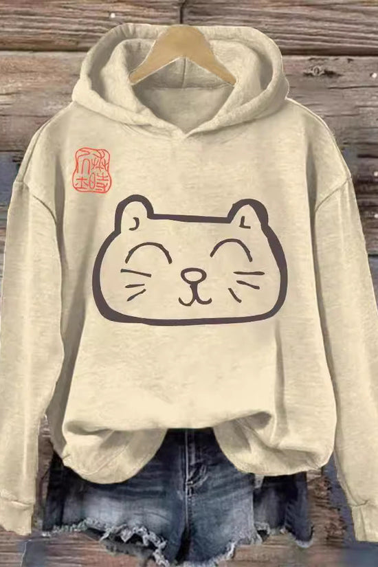 Womens 3D Digital Print Hoodie From Europe And The US 