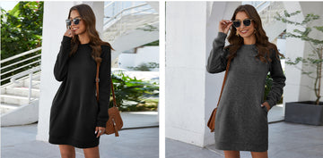 Black and Dark Grey