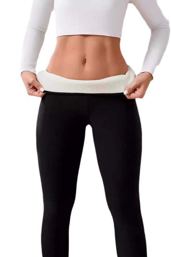 Fleece-lined Thick Light Board Cashmere Leggings 