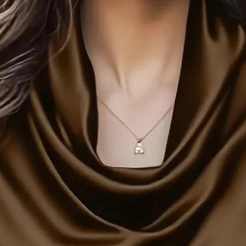 Women's Elegant Draped Neck Blouse, Solid Color Ruffle Detail Long Sleeve Shirt For Office And Formal Wear CJ US