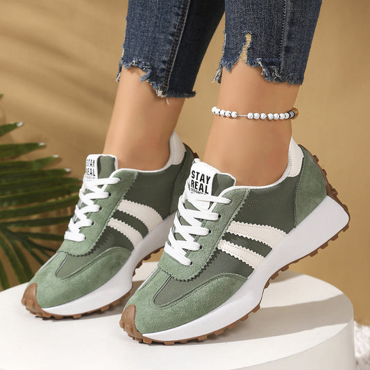 Chunky Thick-Sole Breathable Sneakers for women CJ