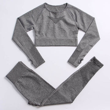 Dark grey longsleeve pantsuit