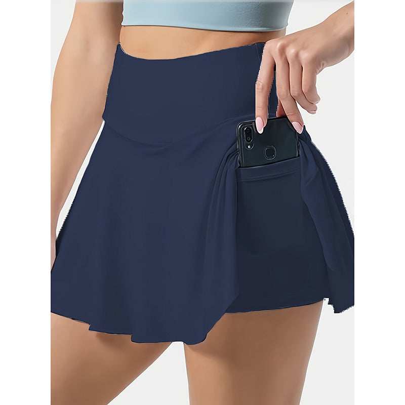 Women Tennis Skirt Golf Skorts Athletic High Waisted With Pockets Inner Shorts Sport Workout CJ US
