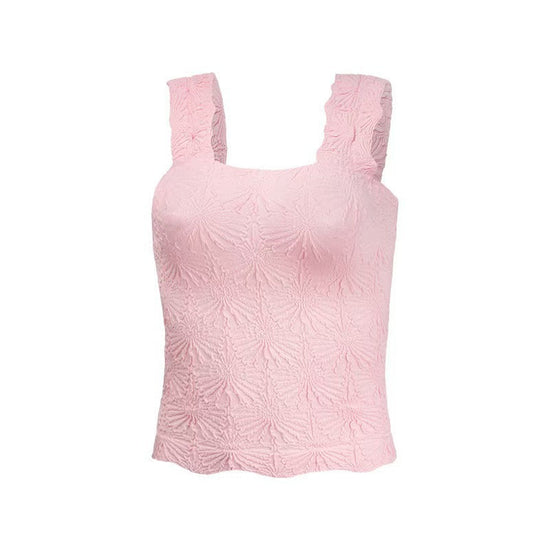 SO ME Floral Jacquard Seamless Tank Top 