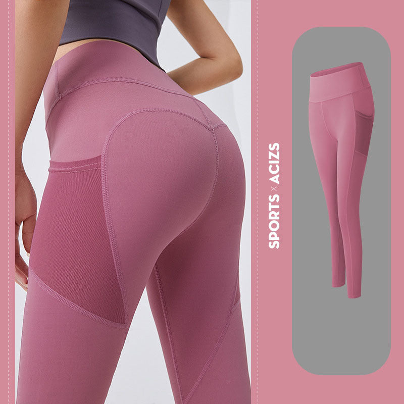 🧘‍♀️ Women's High-Waisted Yoga Leggings with Pockets FitiqueFit