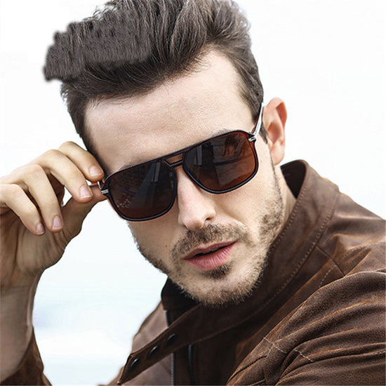 Oversized Sunglasses Men Polarized Mirror Goggles Driving Sun Glasses eprolo