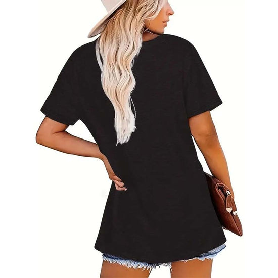 Sunrise Print Round Neck T-Shirt CJ US