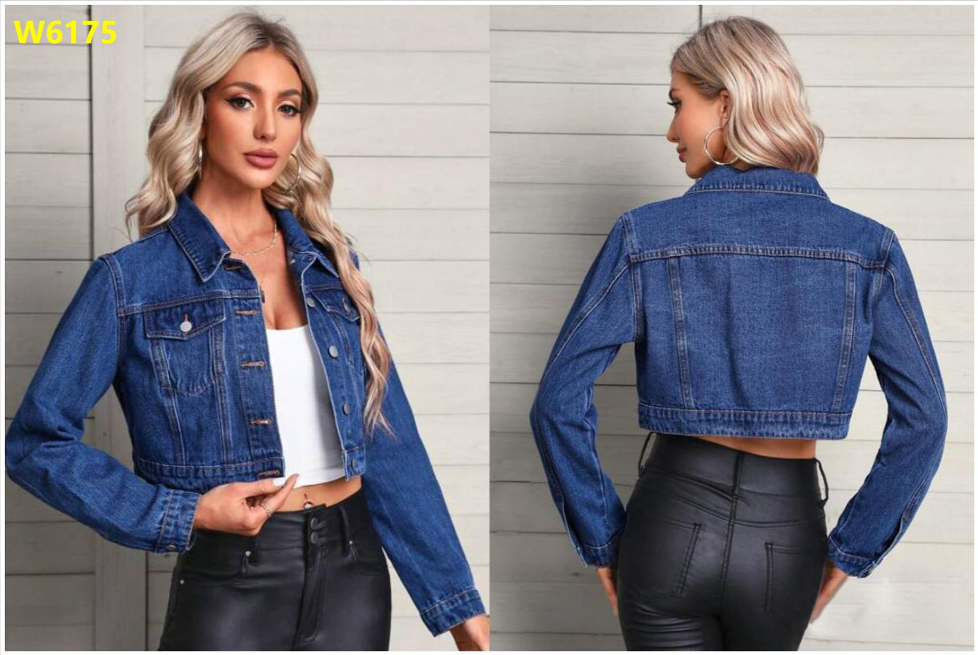 Long Sleeve Denim Jacket for Autumn 