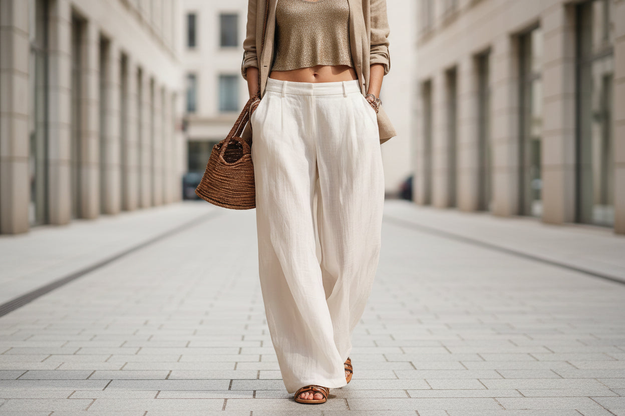 Front-button Cardigan Top And Pants Set 
